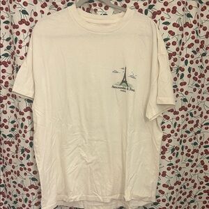 Abercrombie & Fitch Cream Short Sleeve Tee